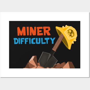 Miner Difficulty Posters and Art